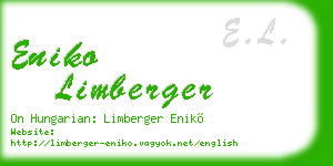 eniko limberger business card